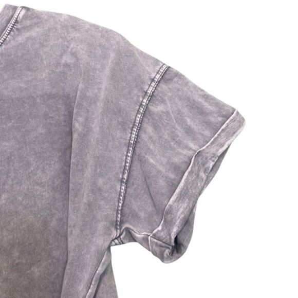 Z Supply Washed Grey Zodiac Cancer Short Sleeve Graphic T Shirt Medium - Picture 3 of 9